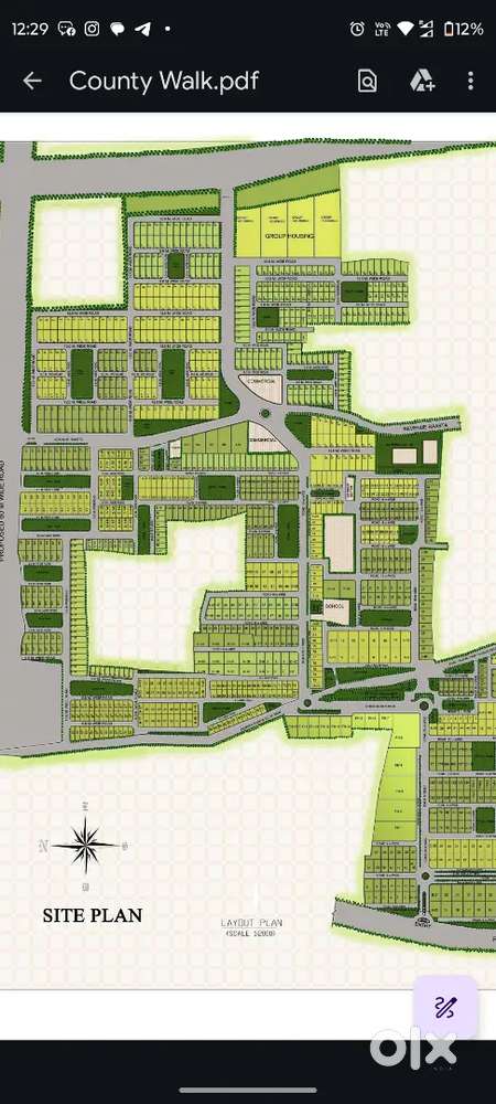 County Walk Plot Urgent sale