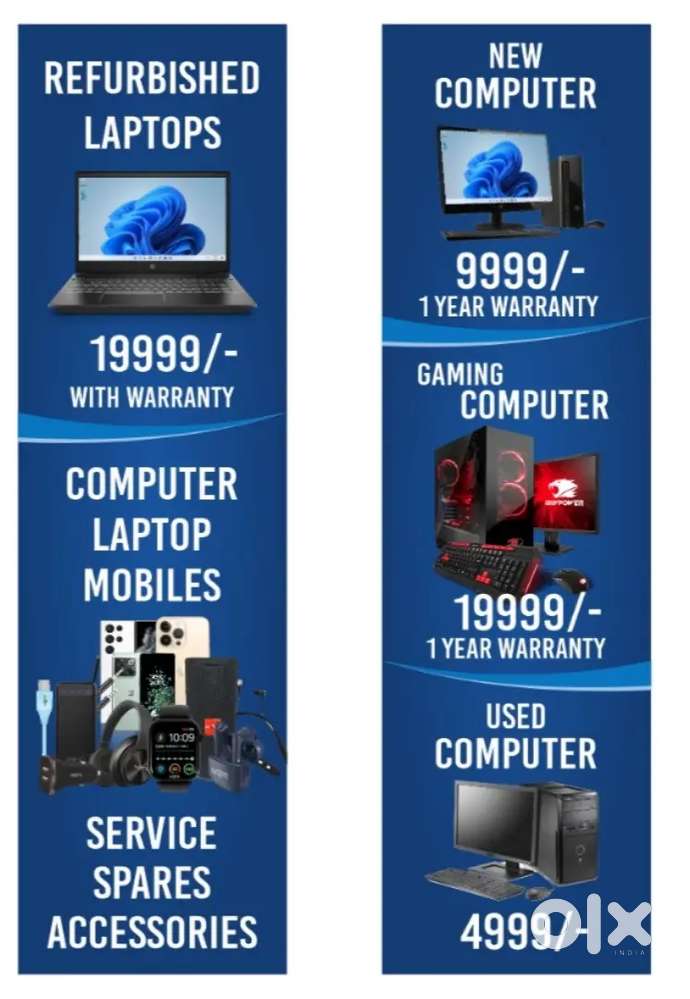 Female office staff and Male computer lap mobile technician vacancy