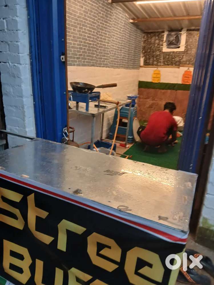 A fast food shop selling