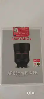 Sony lens  85 1.4