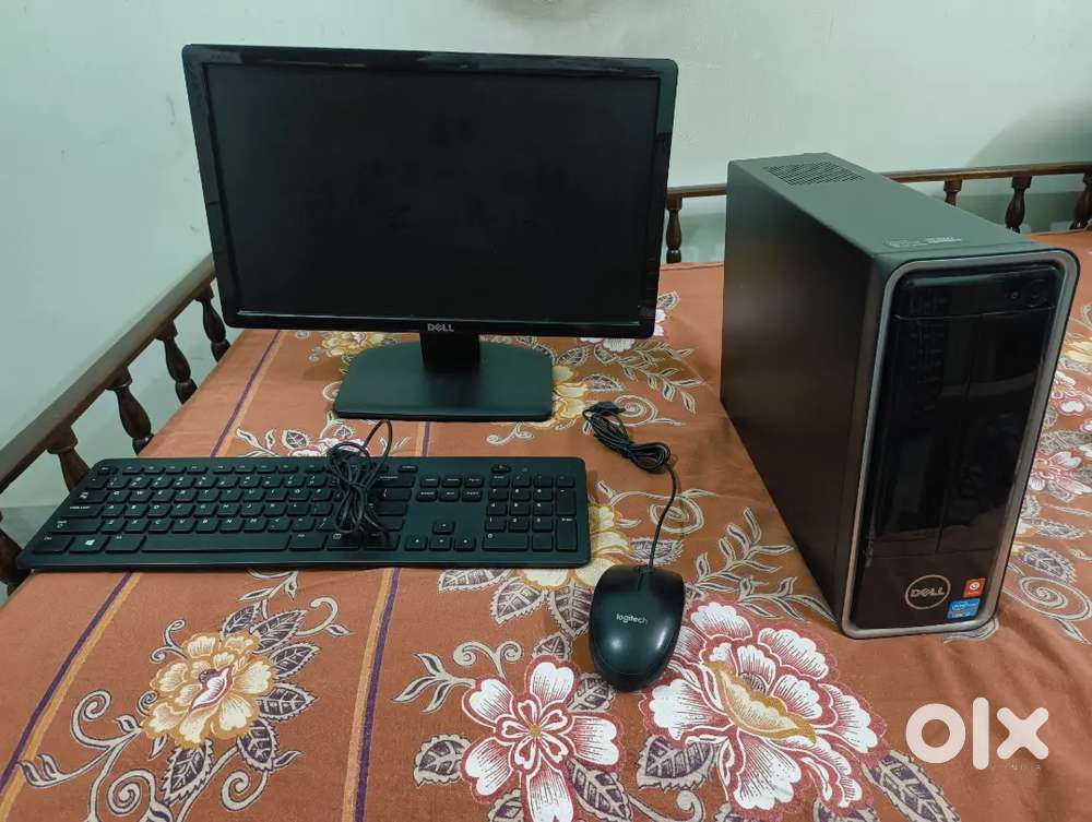 Dell monitor, computer with peripherals