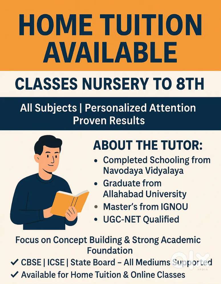 Home tutor/personal tutor