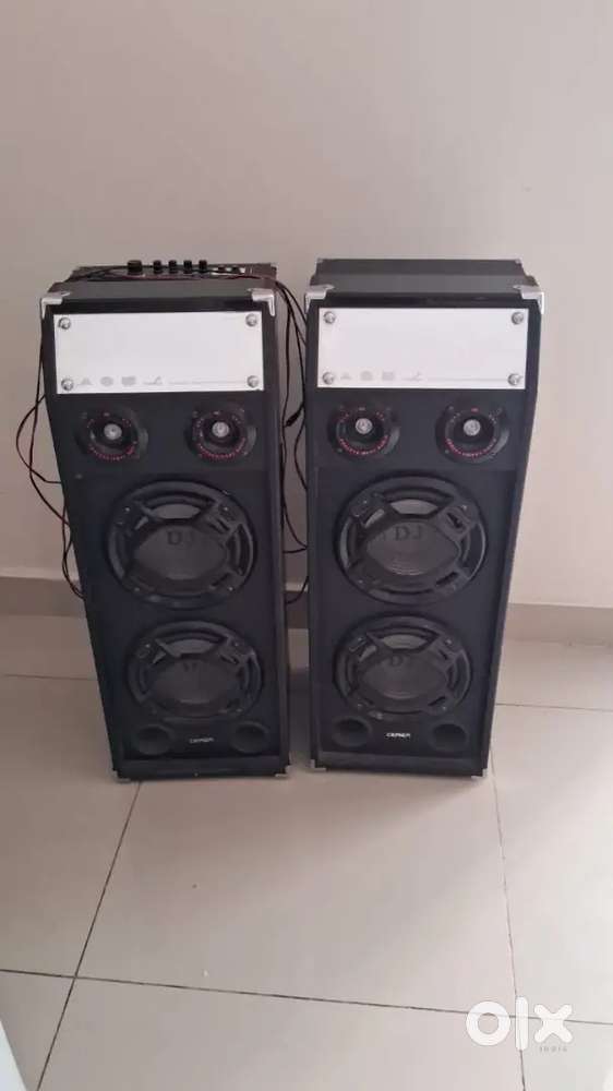 Cemex speaker, Blaupunkt car woofer and CP plus camera