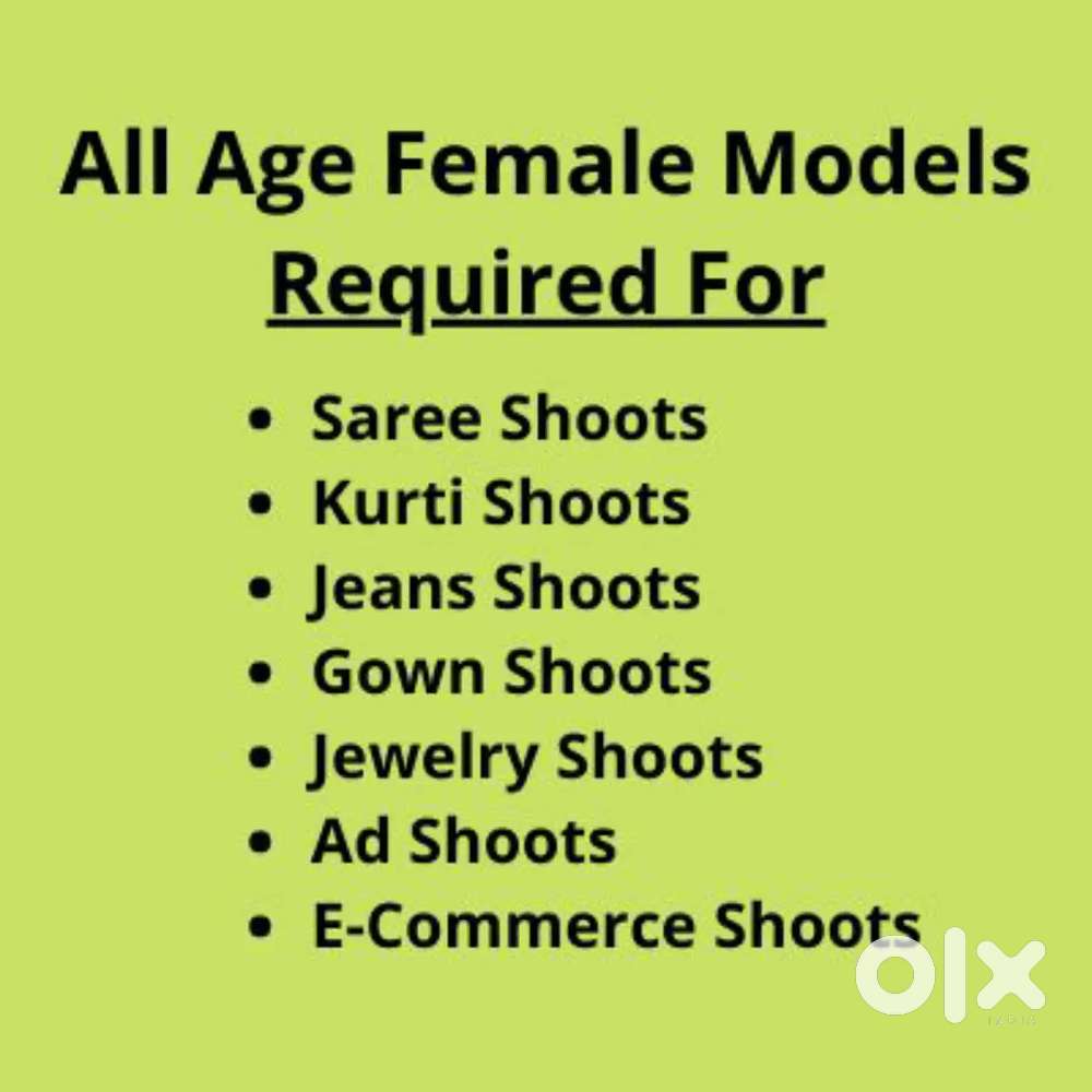 Required Females Modles 18 - 45