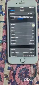 Iphone 7 128 GB storage