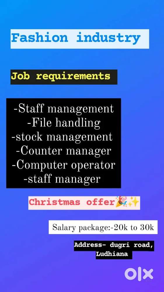 Job requirements