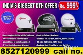 All DTH Available Best Rate Sky DishTV Airtel Videocon D2H Tatá   Play