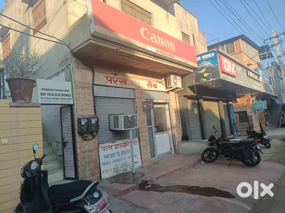 For rent Shop or office at Main road with washroom and 3 ph meter