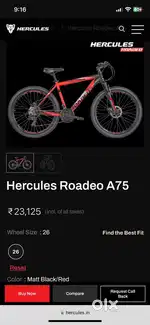 Hercules Roadeo A75 for sale