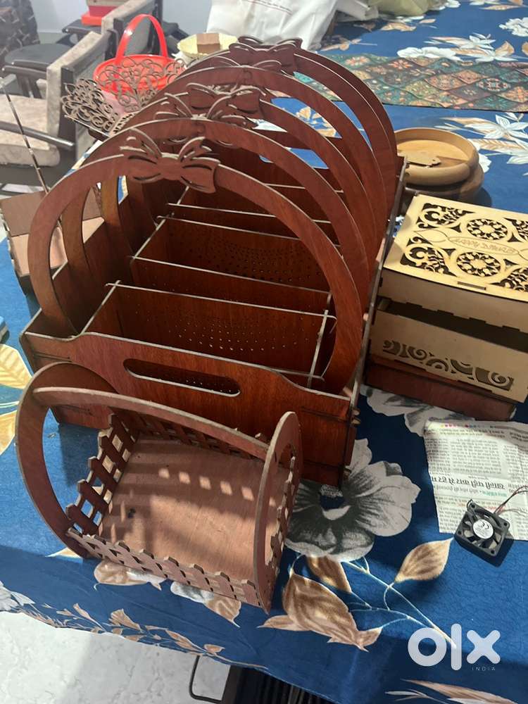 Wooden Gift Basket