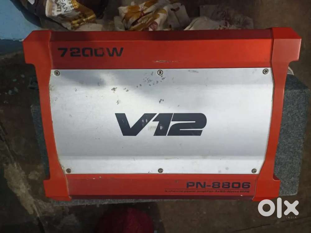 MTX Audio RTE12AS 12‑inch Subwoofer AMP V12 7200W with 4 channel