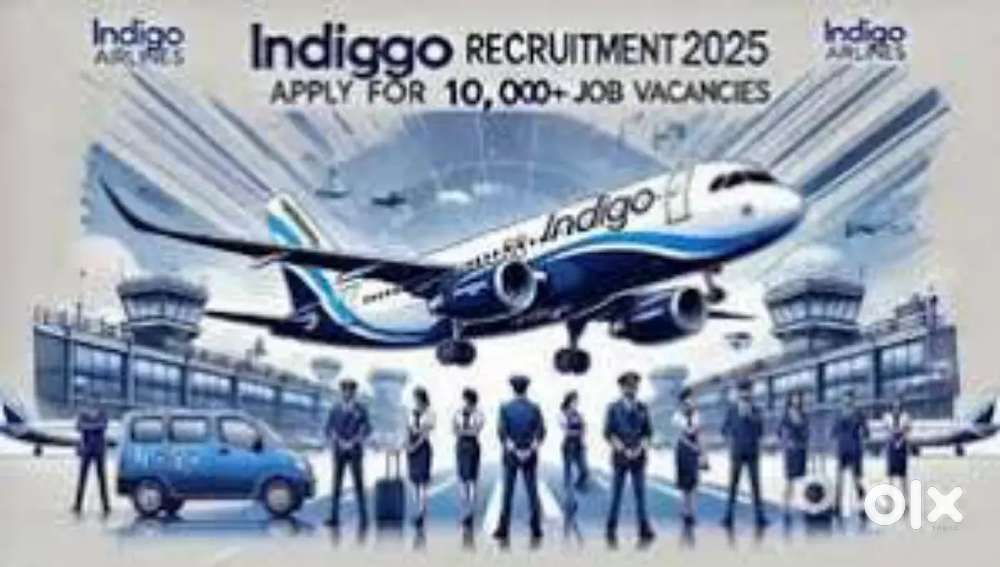 Cabin Crew/Airport Ground Staff Jobs in Indigo Airlines Apply Fast.