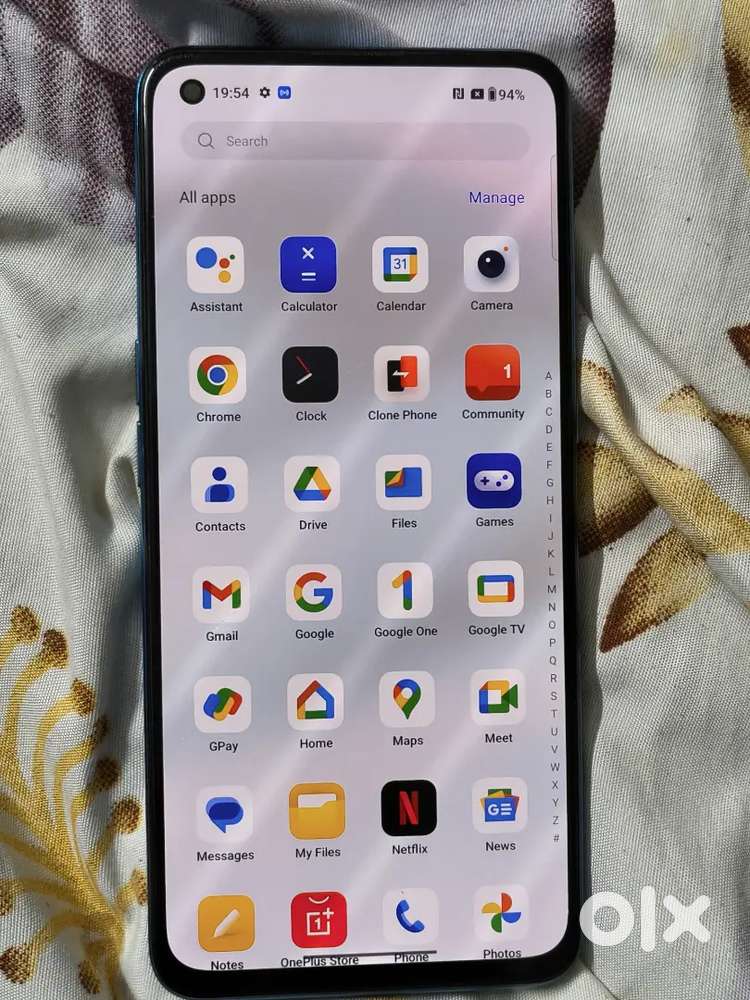 Oneplus nord ce 5g 8gb ram 128 Good condition phone box charger
