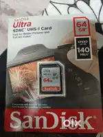 Sandisk 64gb memory card