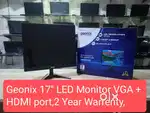 Geonx 17 LED Monitor VGA + HDMI port, 2 Year Warrenty box Pack