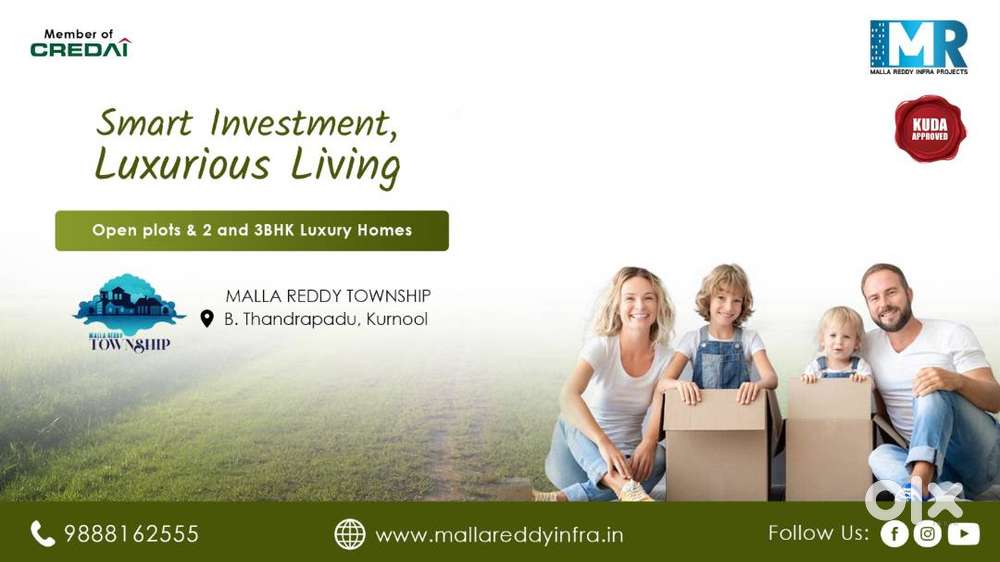 KUDA APPROVED OPEN PLOTS IN KURNOOL