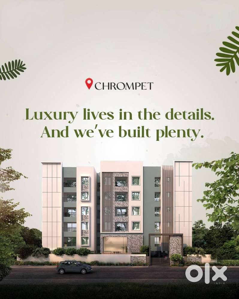 at Chromepet near Lalitha Jewellery - New Premium 3BHK Flat for Sale