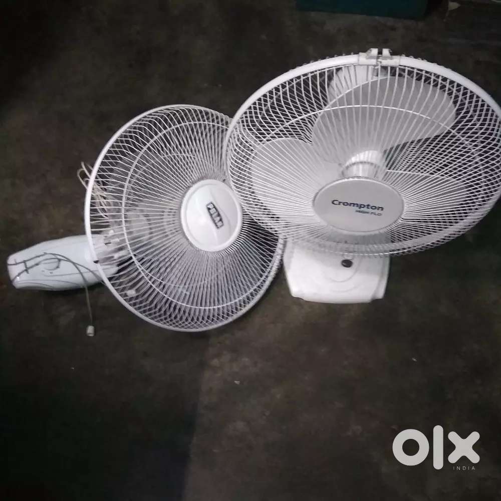 Fan Crompton Table fan & Polar wall mount fan, good working condition