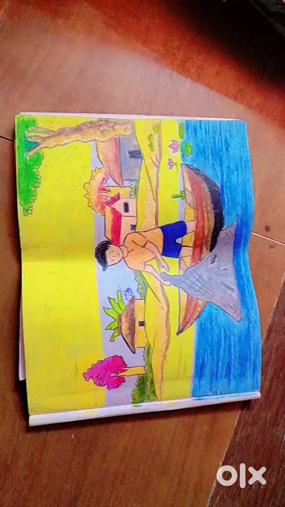 Unique Painting Indian Style old antique Piece