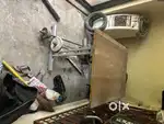 Drawing board with metal stand