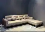 3 seater sofa with longer and beautiful colour combination and pillows
