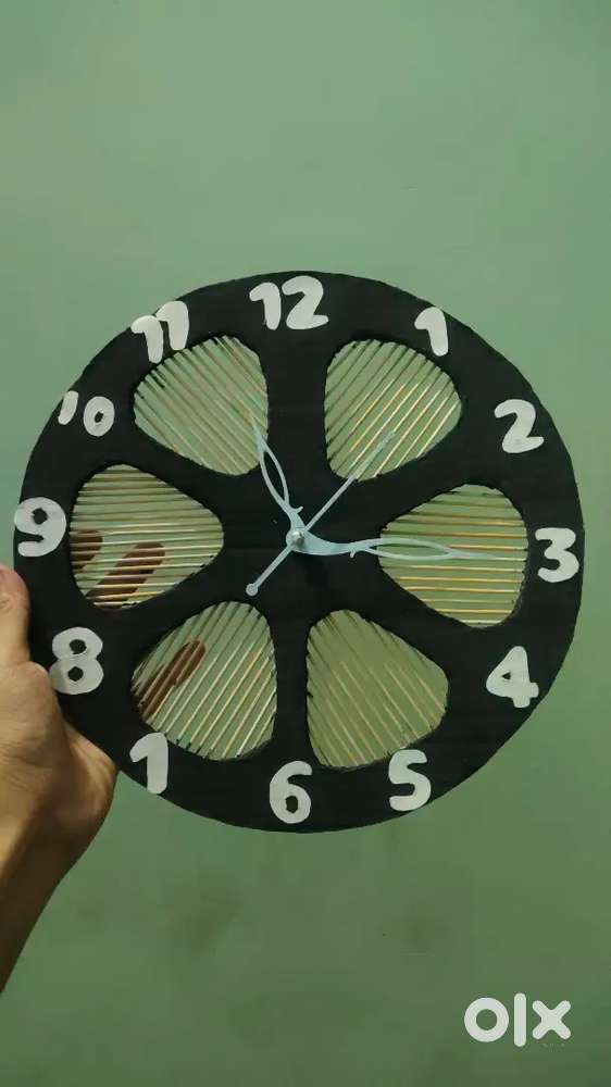 Handmade wall clock craft