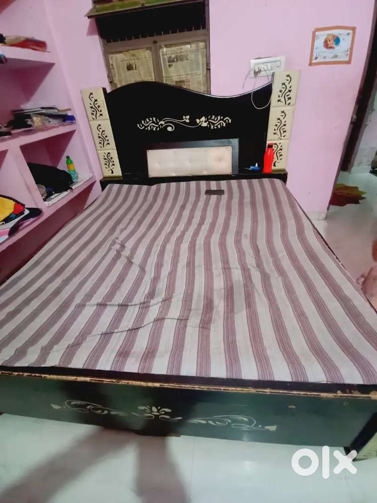 Double Bed for Sale – Good Condition (without mattress)– Only ₹11,000