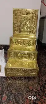BRAND NEW Brass Peetha for Idols PoojaMandap,mandir,Mata Pooja