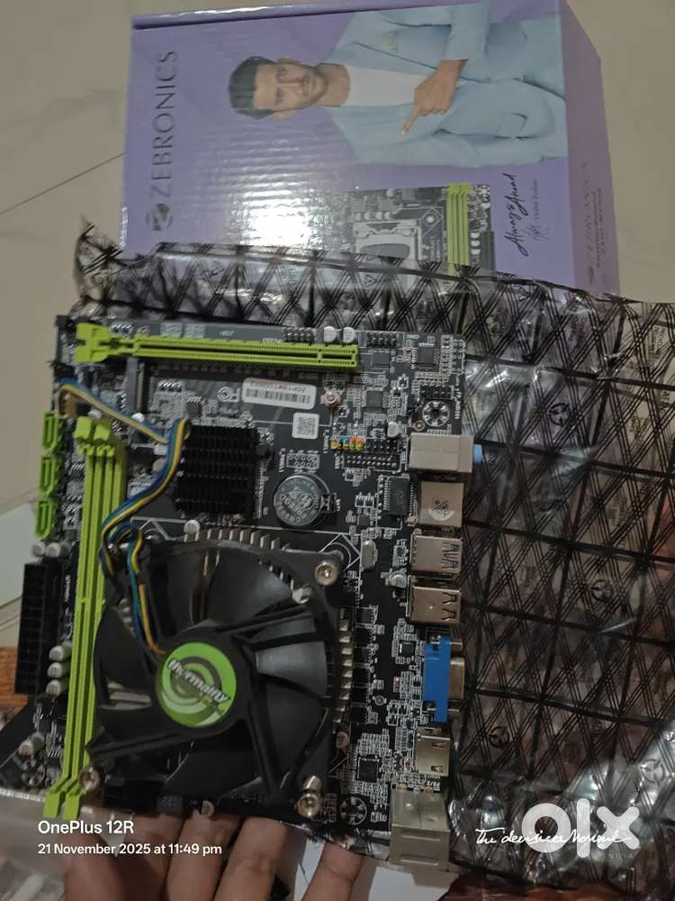 i5 7th gen . Processor aur motherboard zebronics z310 nvme