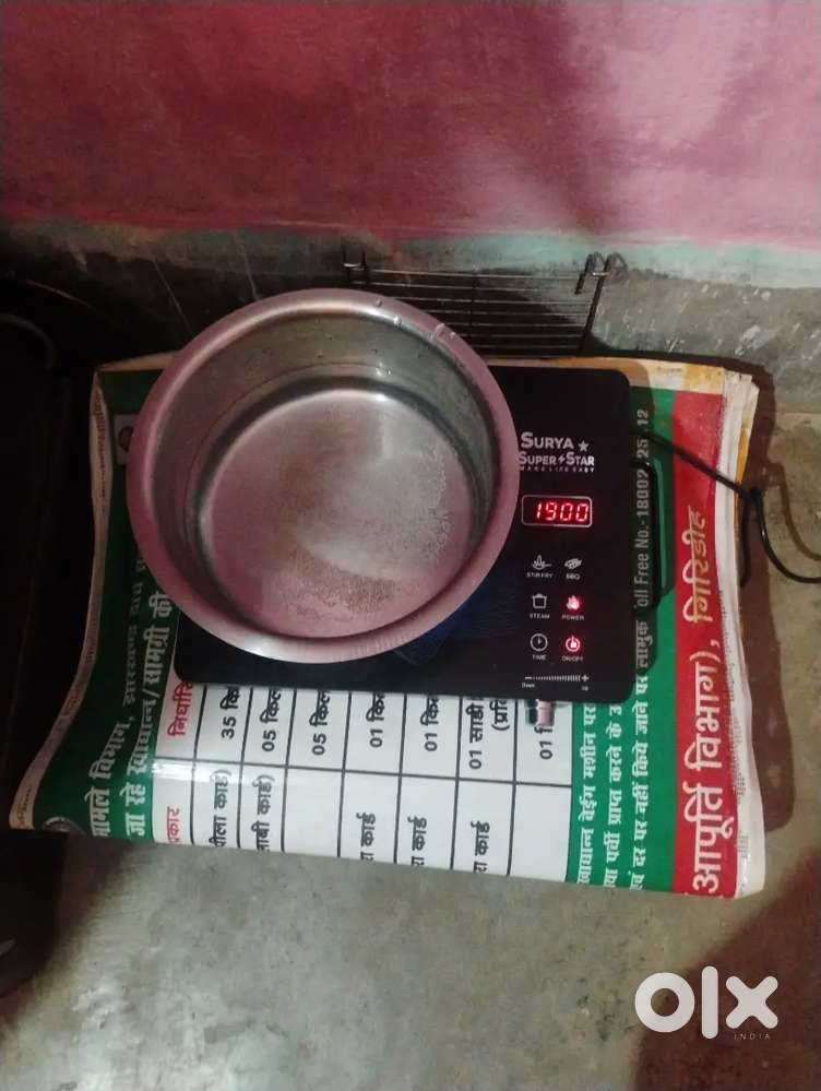 Infrared cooktop work with all types of pot