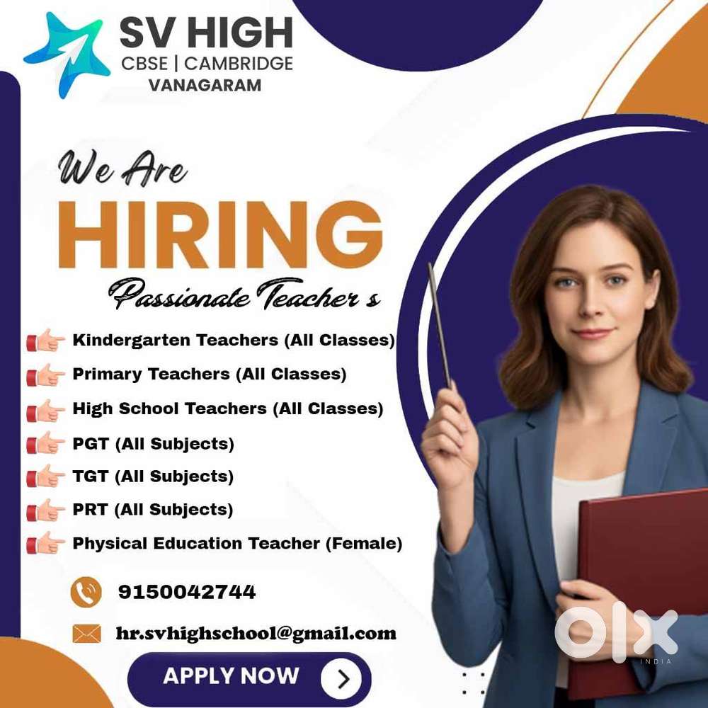 All Subject & Class Teachers