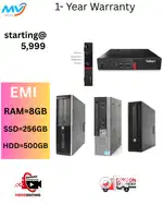 Desktop Laptop CPU Full Set i3-i5-i7 Available @ Low Price