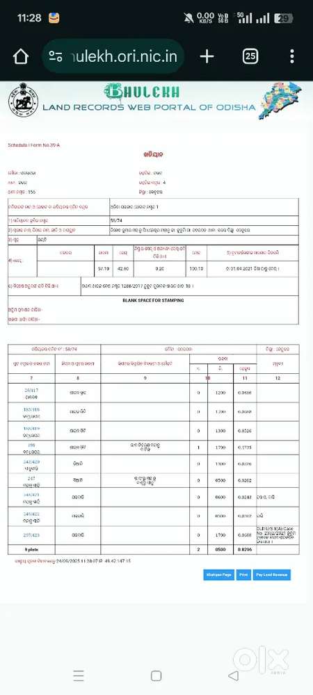 For sale near Bodapalasa
