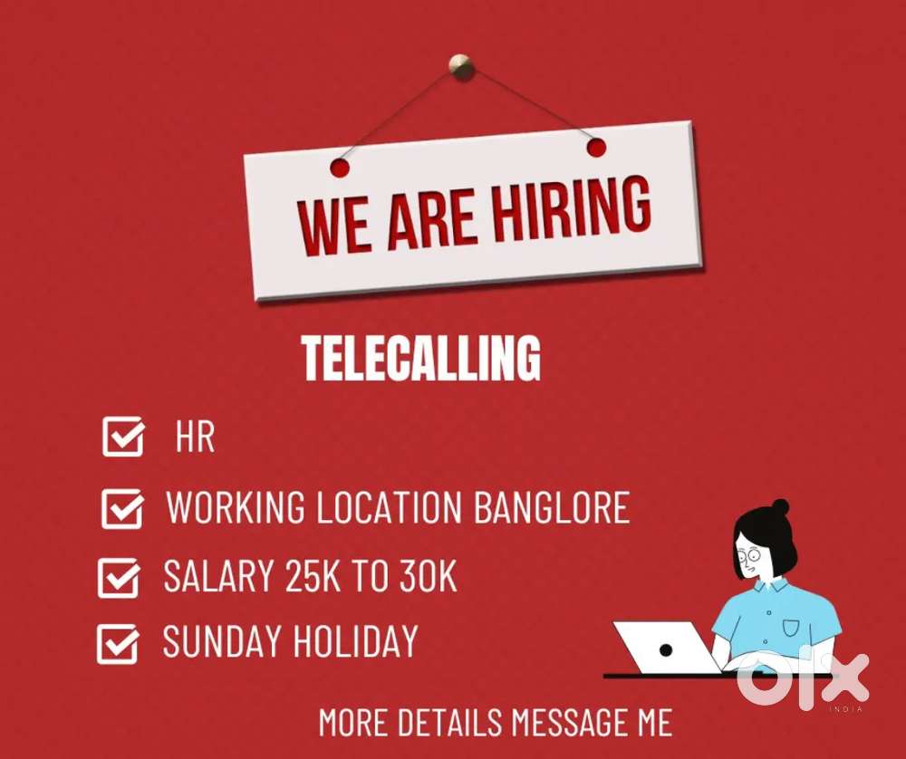 We Are Hiring To Telecallers