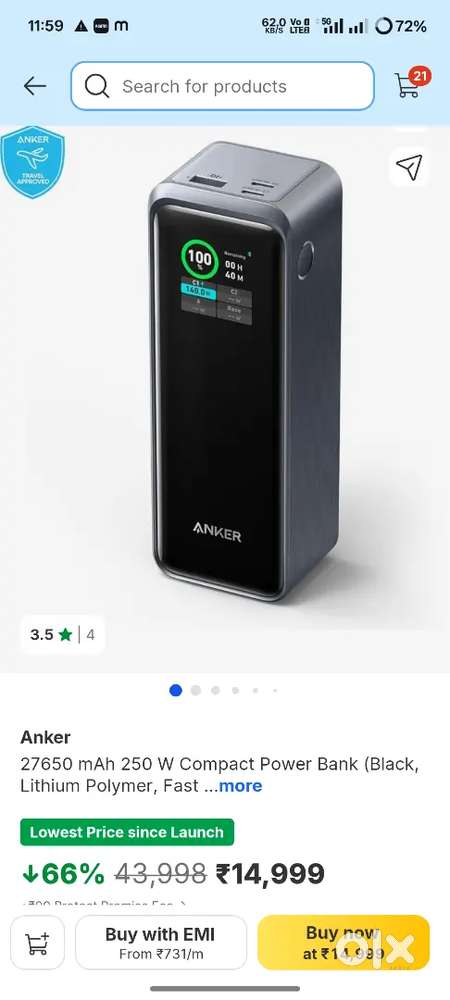 ANKER 27650 MAH POWER BANK