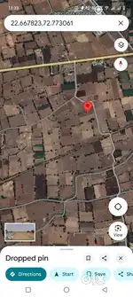 Vaso pij main road thi 400 meter approach road  110 gunta