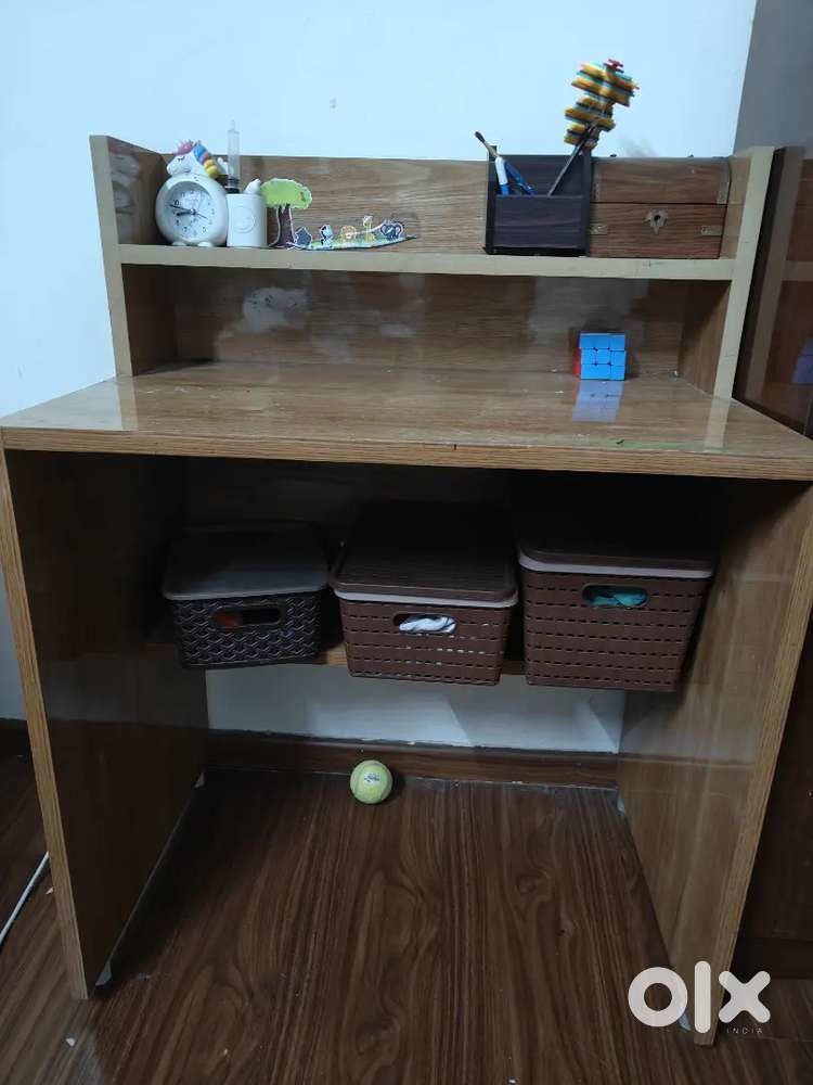 Study table and book shelf