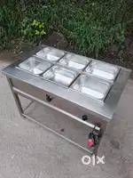 Stainless steel 4ft bain-marie(New 6-Bowls)
