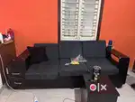 3 seater cusyom made sofa with 6 cusions for sale