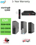 Ram - 8GB DDR3  Hard Disk - 500GB  Starting @ 5,999