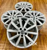 16 inch POLO GT OEM Alloy wheels set of four light used mint condition
