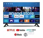 43 inch smart android frameless led tv with 600 channel free in tv