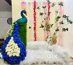 Mandir with peacock