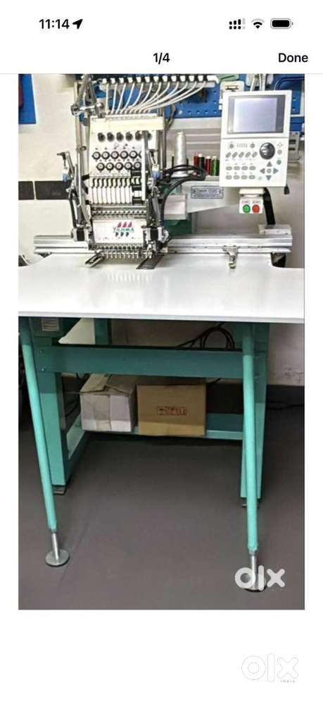 Tajima TWMX Aingle Head Embroidery Machine lightly used