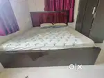 Move out sale :King size bed with storage+ 2 door almirah+ study table