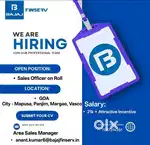 We are looking Sales Officer in Bajaj Finance Limited