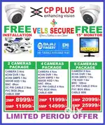 SEPTEMBER  MONTH OFFER OFFER CCTV HD 2MP CAMERA CP PLUS FREE 15”  ” LE