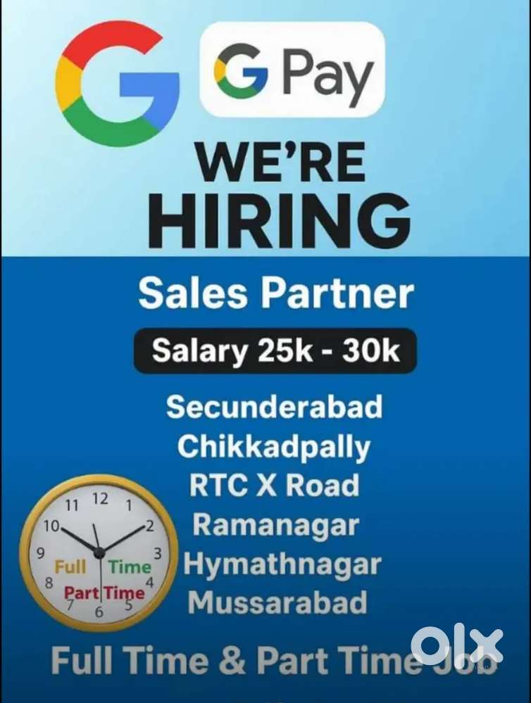 Urgent requirement all over Hyderabad