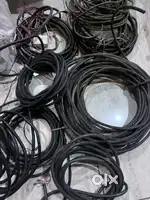 TV copper coaxial cable and lan cables power cords