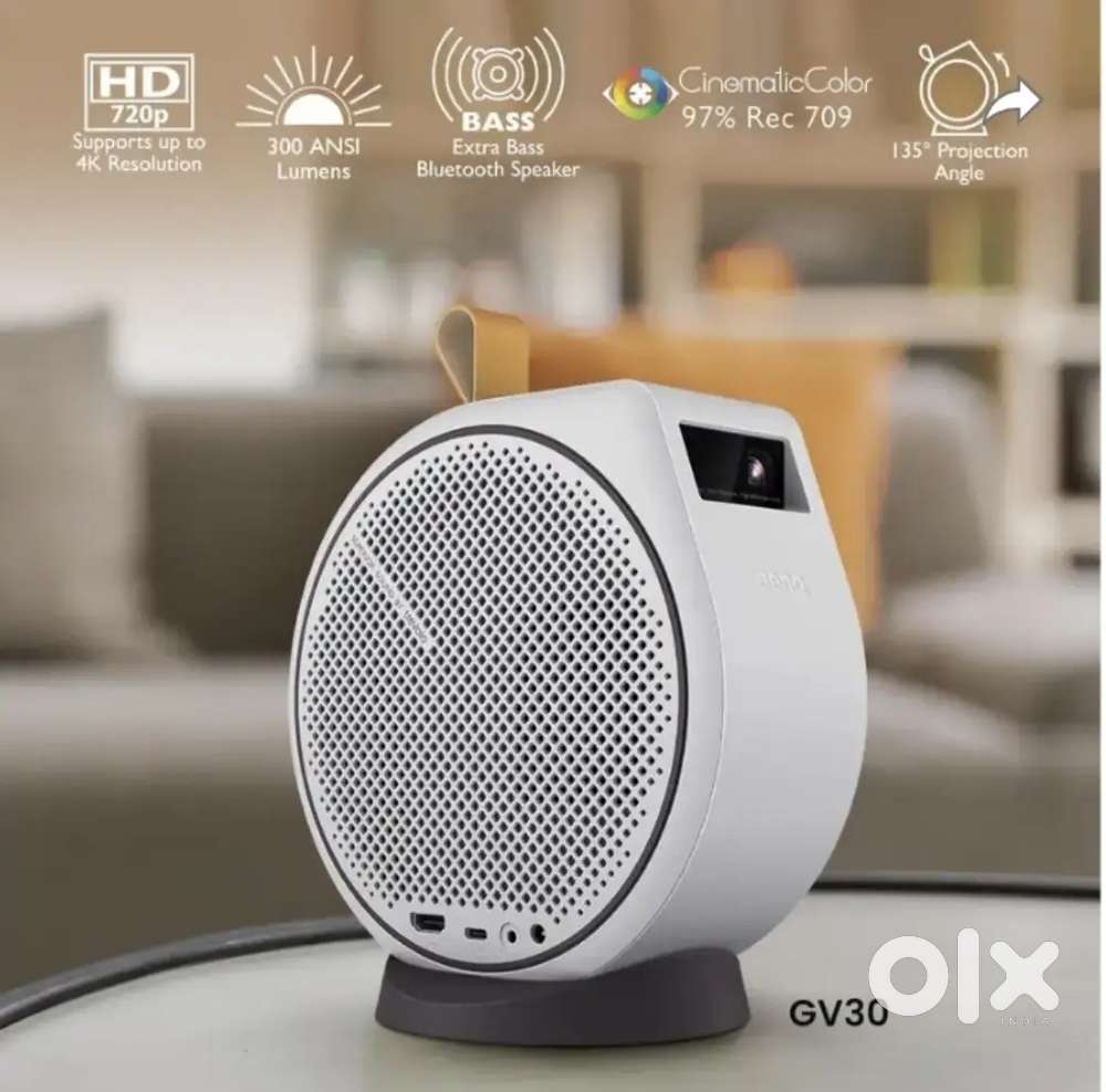 Benq projector GV30 360 Wireless with inbuilt heavy duty speakers